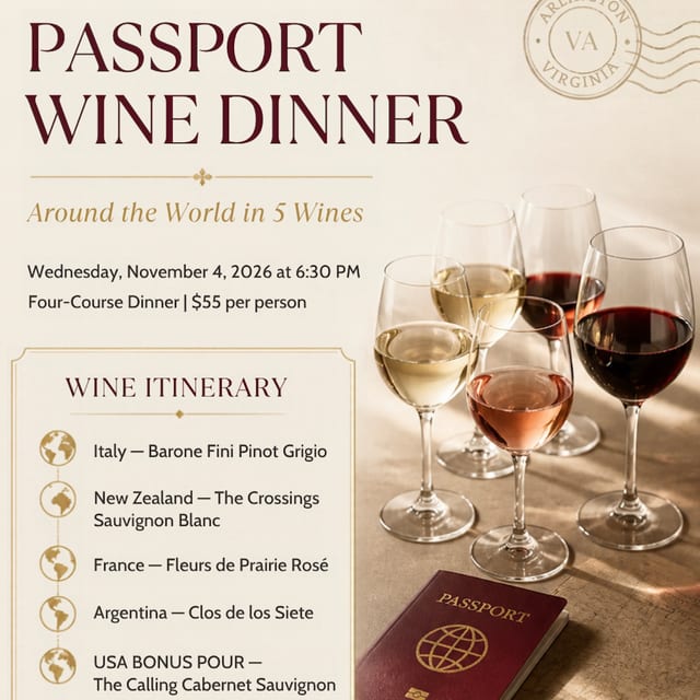 Passport Wine Dinner