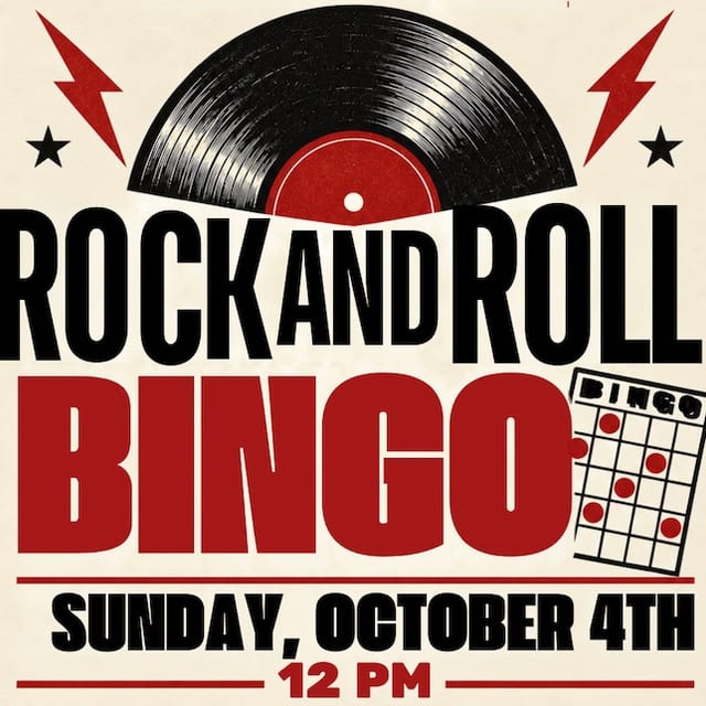 ROCK AND ROLL BINGO