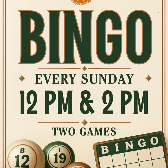 Sunday Bingo at Copperwood