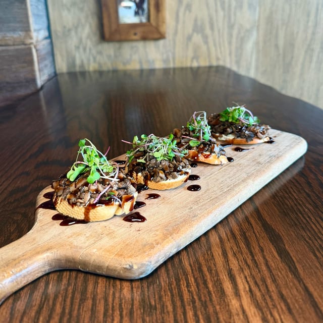 Wild Mushroom Crostini.